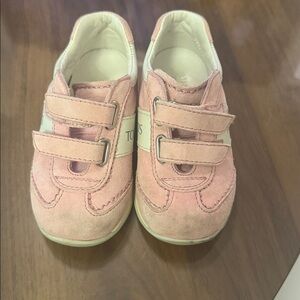 Tods Pink Velcro Sneakers